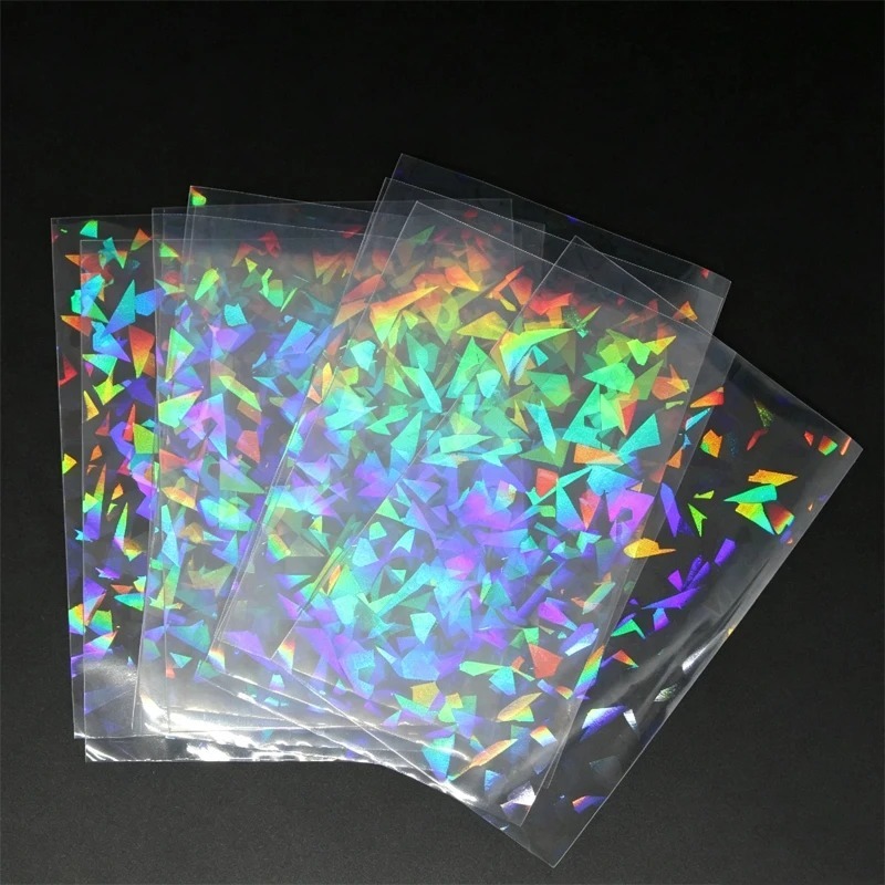 66x91mmレーザーホログラムカードスリーブ、割れたガラス - Card Penny Sleeve のレビューと価格