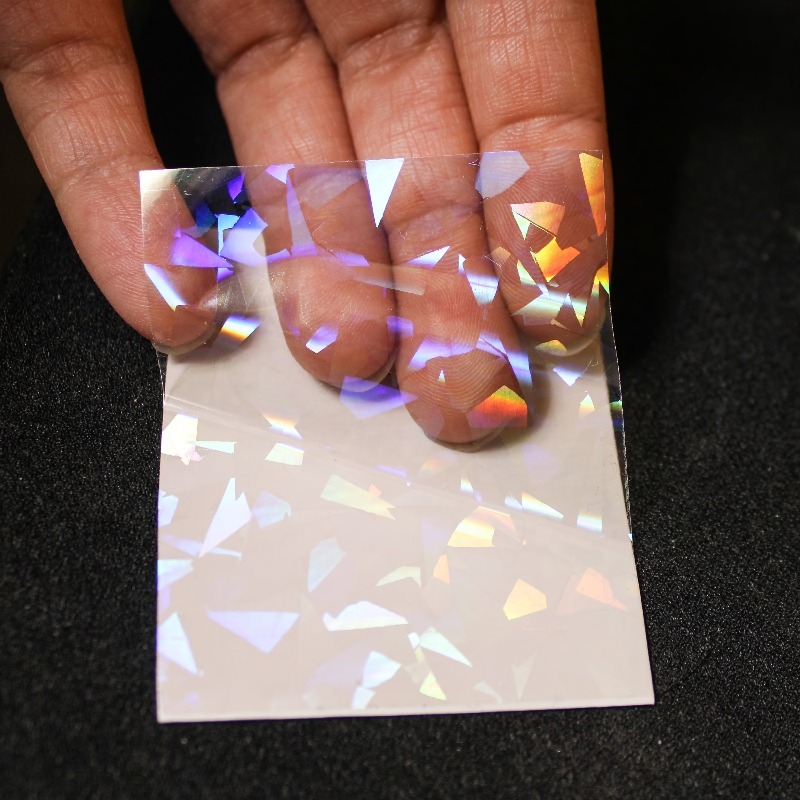 66x91mmレーザーホログラムカードスリーブ、割れたガラス - Card Penny Sleeve のレビューと価格