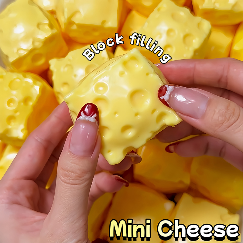 ミニチーズキューブスクイーズフィジェットトイ、ビルディングブ - Building Block Mini のレビューと価格